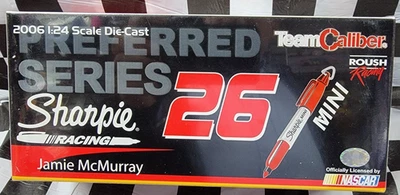 Jamie McMurray #26 SHARPIE MINI 2006 1/24 Team Caliber JM6-P2-26SH 1 of 3,120 - Image 1 of 4