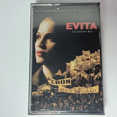 Evita Complete Motion Picture Soundtrack Madonna, 2-Cassette Tape NEW SEALED - Image 1 of 4