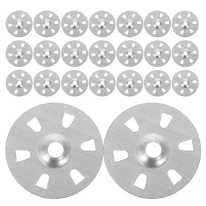  Rondella di fissaggio in metallo 500 pezzi: per fissaggio isolante disco sei fori schiuma rigida - Foto 1 di 12