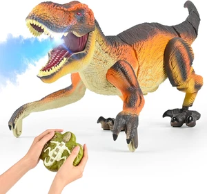 Dinosaurio Teledirigido Con Movimiento, Juguetes Infantiles, Funciones De Rociar - Imagen 1 de 12