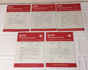 Lot Of 5 IRE & IEEE Transactions On Space Electronics And Telemetry Booklets - Picture 1 of 6