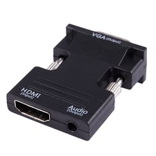 1080P HDMI Female to VGA Male with Audio Output Cable Converter Adapter U2B7