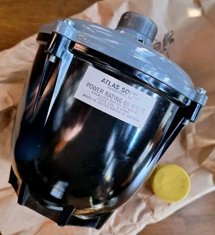 Atlas Sound PD-60A Compression Driver 60 Watts 16 Ohms NOS NIB Vintage Audio - Image 1 of 4