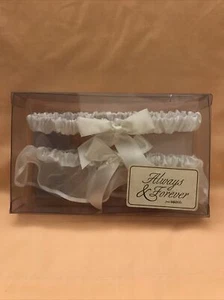 New, Ivory Wedding 2pc Garter Set By Enesco - Picture 1 of 6