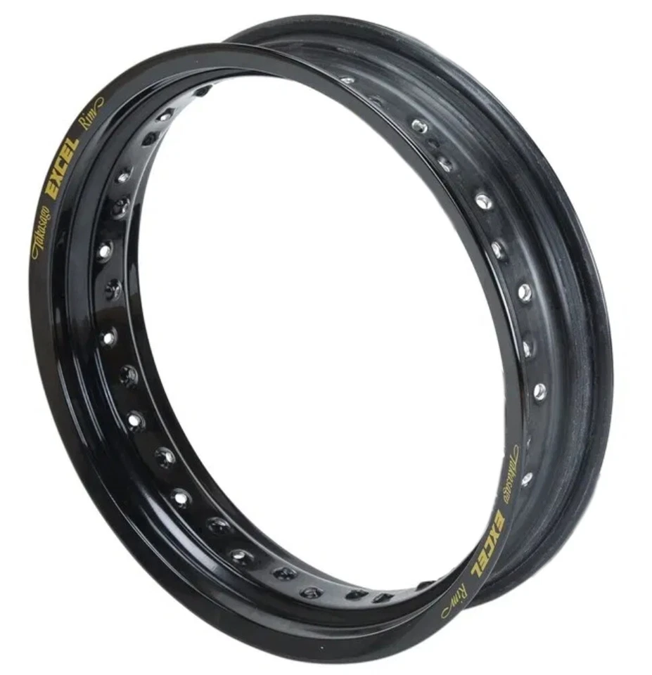 Llanta delantera Excel Takasago Supermoto negra 17 x 3,50 - 36 agujeros (EIK416N) Foto 1 de 1