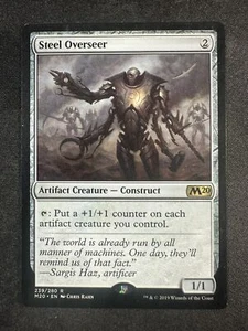 MTG Magic the Gathering 239 Steel Overseer Core Set 2020 Rare NM - Picture 1 of 2