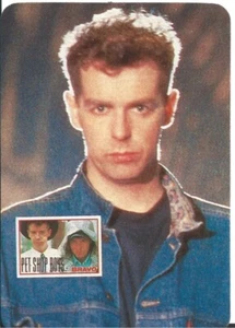 ⭕VTG Tarjeta Bolsillo Calendario 1988 PET SHOP BOYS Portugal Grupo Música Cantante - Imagen 1 de 2