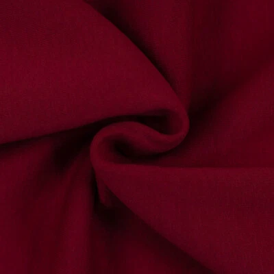 Sweatshirt Stoff uni weinrot (Preis= 0,5 Meter) - Bild 1 von 3