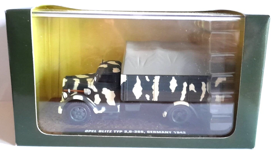TANKS Die Cast 1:43 OPEL BLITZ TYP 3,6-36S Germany 1942 - Immagine 1 di 1