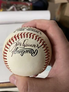 Luis Quinones Autographed Rawlings ONL Baseball VERY RARE William D White Og Box - Picture 1 of 2