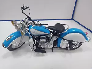 Modelo clásico de simulación de aleación diecast escala 1:6 azul Indian Motorcycle vintage - Imagen 1 de 5