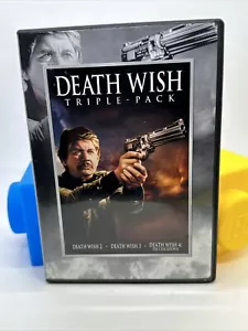 Triple Feature: Death Wish 2, 3 & 4 (DVD) ~Charles Bronson - Picture 1 of 6