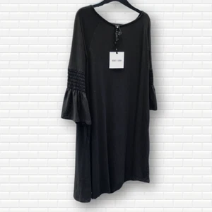 Vestido Agnes & Dora Mini Caminante 3/4 Campana Raglán Mangas Acampanadas Negro Talla Pequeña - Imagen 1 de 3