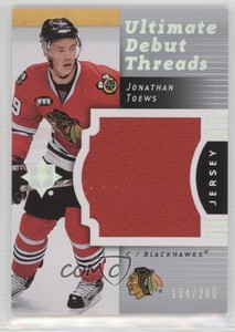 2007-08 Ultimate Collection Debut Threads /200 Jonathan Toews #DT-JT Rookie RC