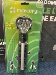 LED Tripod Light Torch Handsfree Lamp Aluminium - Picture 1 of 5