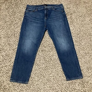 Gap Boyfriend Jeans Womens Size 18/34R Blue - Picture 1 of 7