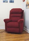 Aidapt Rise & Recliner Wall Hugging Ecclesfield Series Chenille Red Elderly