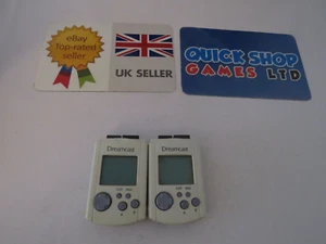 2 x Sega Dreamcast Virtual Memory Units. VMU. - Picture 1 of 2