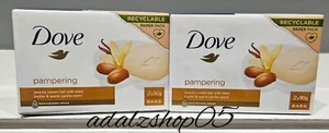 Dove Shea Butter Beauty Cream Soap Bar, Purely Pampering 4 barsx90g. - Picture 1 of 1