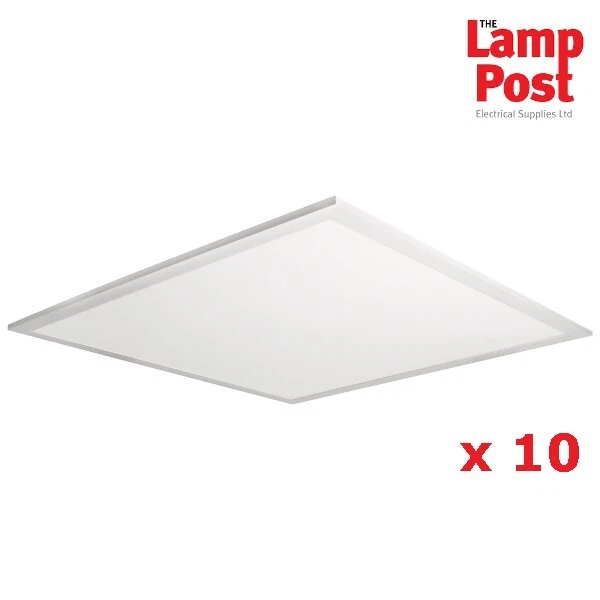 10 x Megaman 710675 Berto 36W 3600Lm 600x600mm Backlit LED Panel