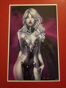 COFFIN COMICS - IMPRESIÓN ARTÍSTICA DE LADY DEATH 11"X17" - CERTIFICADO DE AUTENTICIDAD FIRMADO POR BRIAN PULIDO - #59 - Imagen 1 de 2