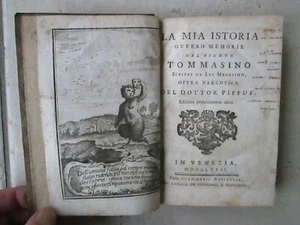 GRITTI : LA MIA ISTORIA OVVERO MEMORIE OPERA NARCOTICA, 1767. - Picture 1 of 14