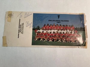 1981 Atl Falcons Super Bowl Sweepstakes Photo autographed by James Mayberry#39 - Picture 1 of 5