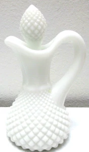 Vintage Westmoreland Glass English Hobnail Oil Vinegar Bottle Cruet w Pontil - Picture 1 of 7