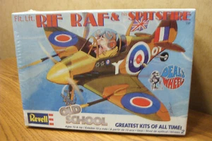 REVELL Flt. Lft. RIF RAF & his Spitsfire Old School Model Kit #85-1738 - Picture 1 of 2