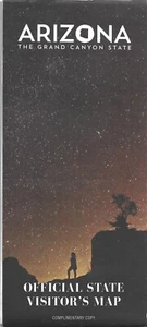 ARIZONAS TRAVEL AND ROAD Map and Attraction Official Guide - Picture 1 of 1