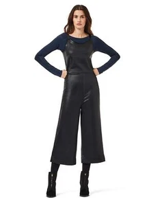 G-Star Damen Jumpsuit Overall, Straight, Glossy, Schwarz, S - Bild 1 von 4