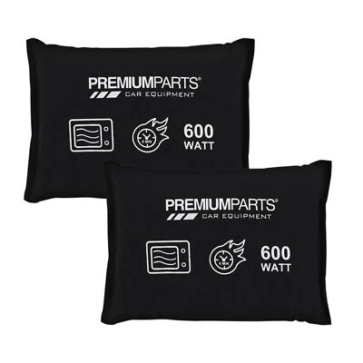 SPETEBO Auto Luftentfeuchter Kissen 2er Set 750g - Fenster Scheiben Granulat Entfeuchter