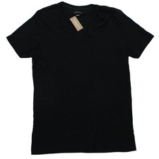 AllSaints Men's T-Shirt Short Sleeve M Black, 100% - Cotton