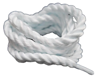 FAT-CATZ-COPY-CATZ 1 x paio di scarpe da ginnastica bianche spesse corda grossa corda moda scarpe da ginnastica lacci 150 cm 7 mm