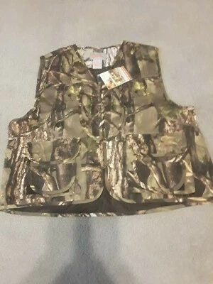 Camo Front Load Mesh Vest Large With Large Front Pockets, Quail, Pheasants, Ammo - Image 1 of 4