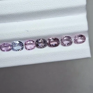 5.04cts Unheated Multi-color Sapphire Lot Oval Shaped!! - Picture 1 of 2