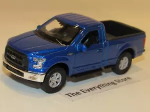 WELLY 2015 FORD F-150 REGULAR CAB PICK UP TRUCK 4.75 INCHES BLUE USA FREE SHIP - Picture 1 of 4
