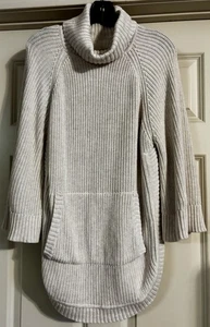 UGG Shaker Stitch Kängurutaschen Gr. M Rollkragen Cape Poncho 100% Baumwolle - Bild 1 von 16