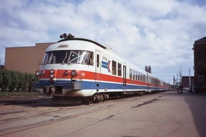 MS Original Slide AMTK Amtrak Rohr Turboliner #62 in 1974 - Picture 1 of 1