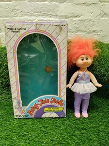 Vintage Rare Fairy Tale Trolls Musical Dancing Ballerina Doll Music & Light Up - Picture 1 of 9
