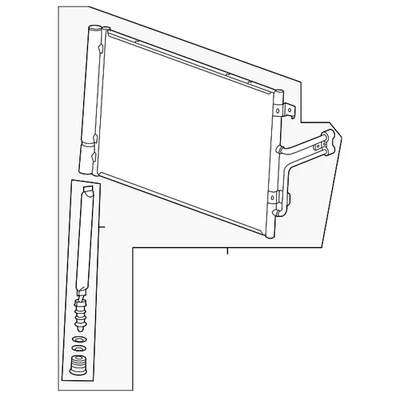 Genuine GM A/C Condenser 86540124 - Image 1 of 4