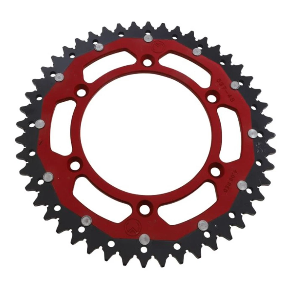 Piñón doble Moose Offroad - rojo - 48 dientes 1210-897-48-13X Foto 1 de 3