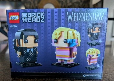 Lego 40750 Wednesday And Enid Brickheadz Addams Family NEW & SEALED