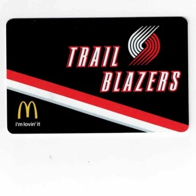 McDonalds Gift Card - Trail Blazers - 2014 - Portland - Basketball - No Value - Image 1 of 2