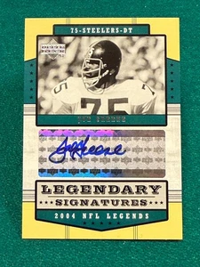 Joe Greene 2004 Upper Deck Leggende Firme Leggende Auto SSP Steelers - Foto 1 di 2