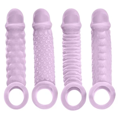 Conjunto de funda-engrandador-potenciador-pene-extensión-extensor-funda-manga-conjunto hombre Foto 1 de 4