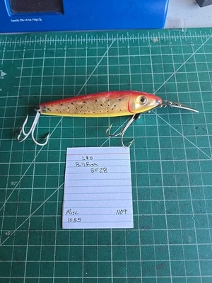 Vintage L&S BF27 Billfish Muskie Fishing Lure, 6 1/2 Inch - Image 1 of 4
