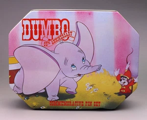 Vintage Disney Dumbo Pin Set (55th Anniversary) | Blechdose | Gedenkmünze 6 Pins - Bild 1 von 8