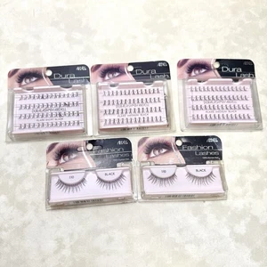 Ardell False Eyelashes Lot of 5 Packs - Fashion Lashes & Dura Lash - Picture 1 of 5