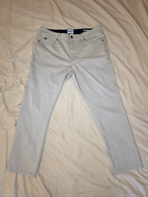 DKNY Stanton Slim Fit Pants 34x29 Tan Khaki Stretch 5 Pocket Casual Soft - Image 1 of 4